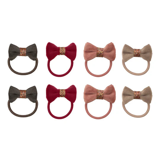 Christmas velvet bow mini ponies