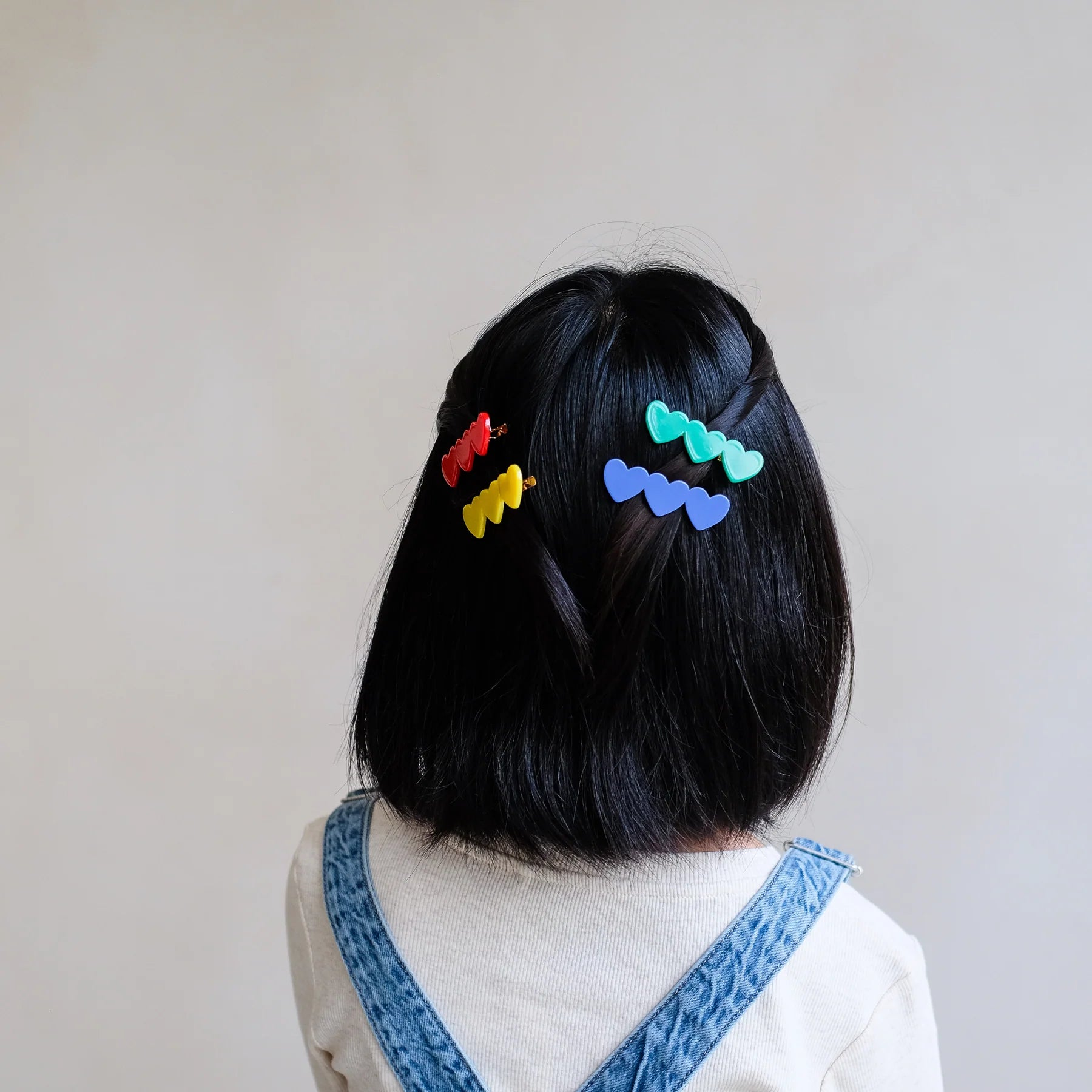 Heart Acetate Clips