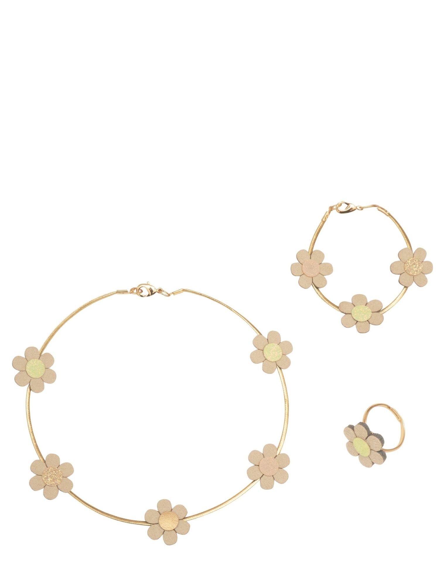 Daisy Jewellery Set Gold