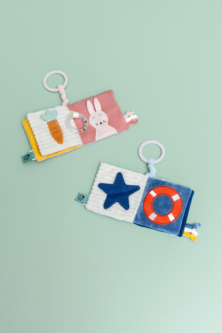 Livre sensoriel pour poussette - Mme Chat