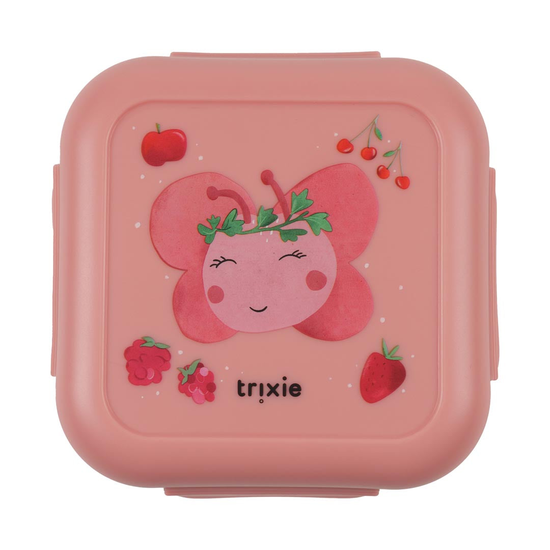 Snack box with clips - Fruit fairy Mrs. Butterfly