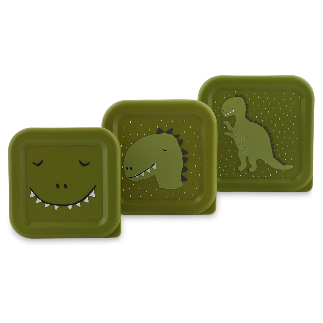 Boîte à goûter gigogne - 3 pièces - M. Dino
