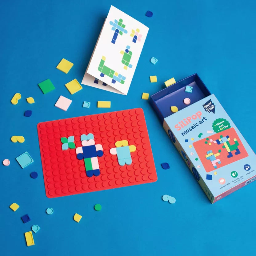 SILIPOP BLANC – JEU DE MOSAÏQUE CRÉATIF À EMPORTER