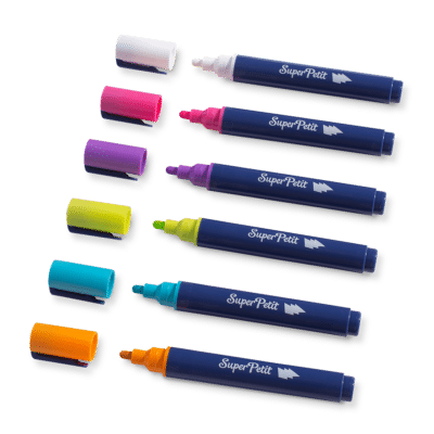 Set of Super Pritt markers in various colors