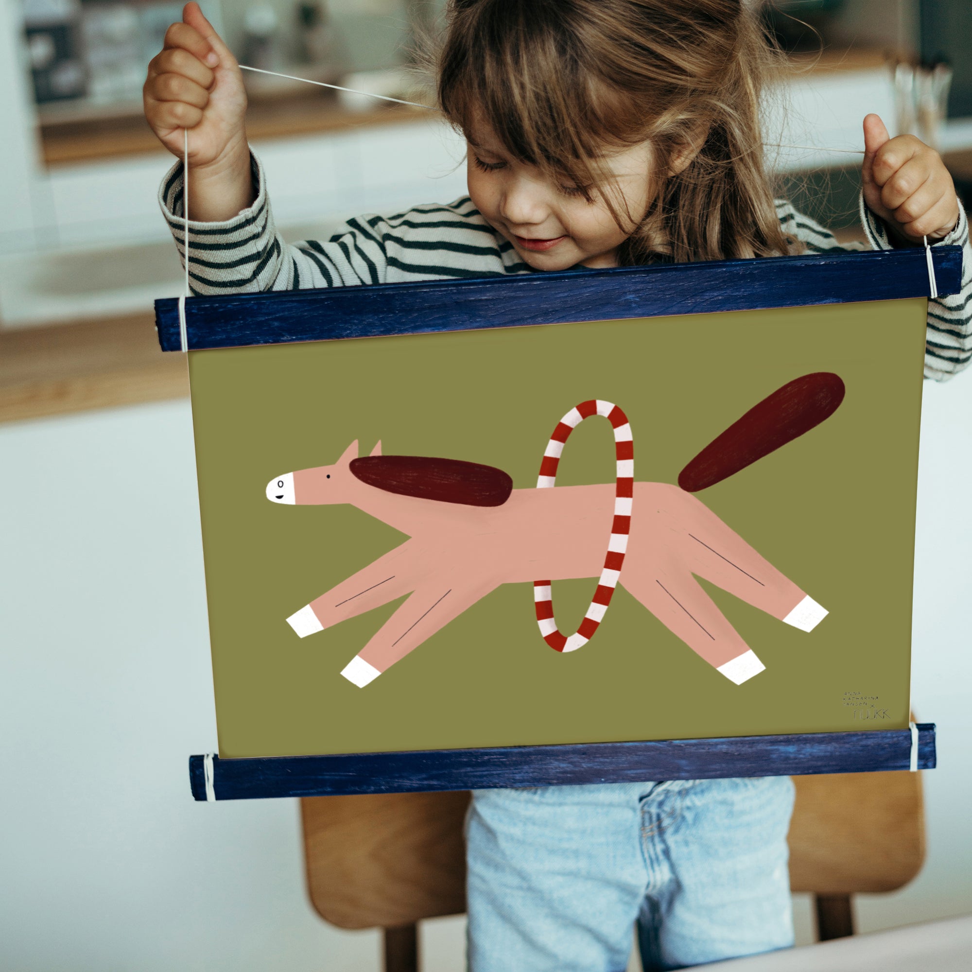 Familiekalender “Pony’s en picknick” 2026 incl. poster + 88 stickers