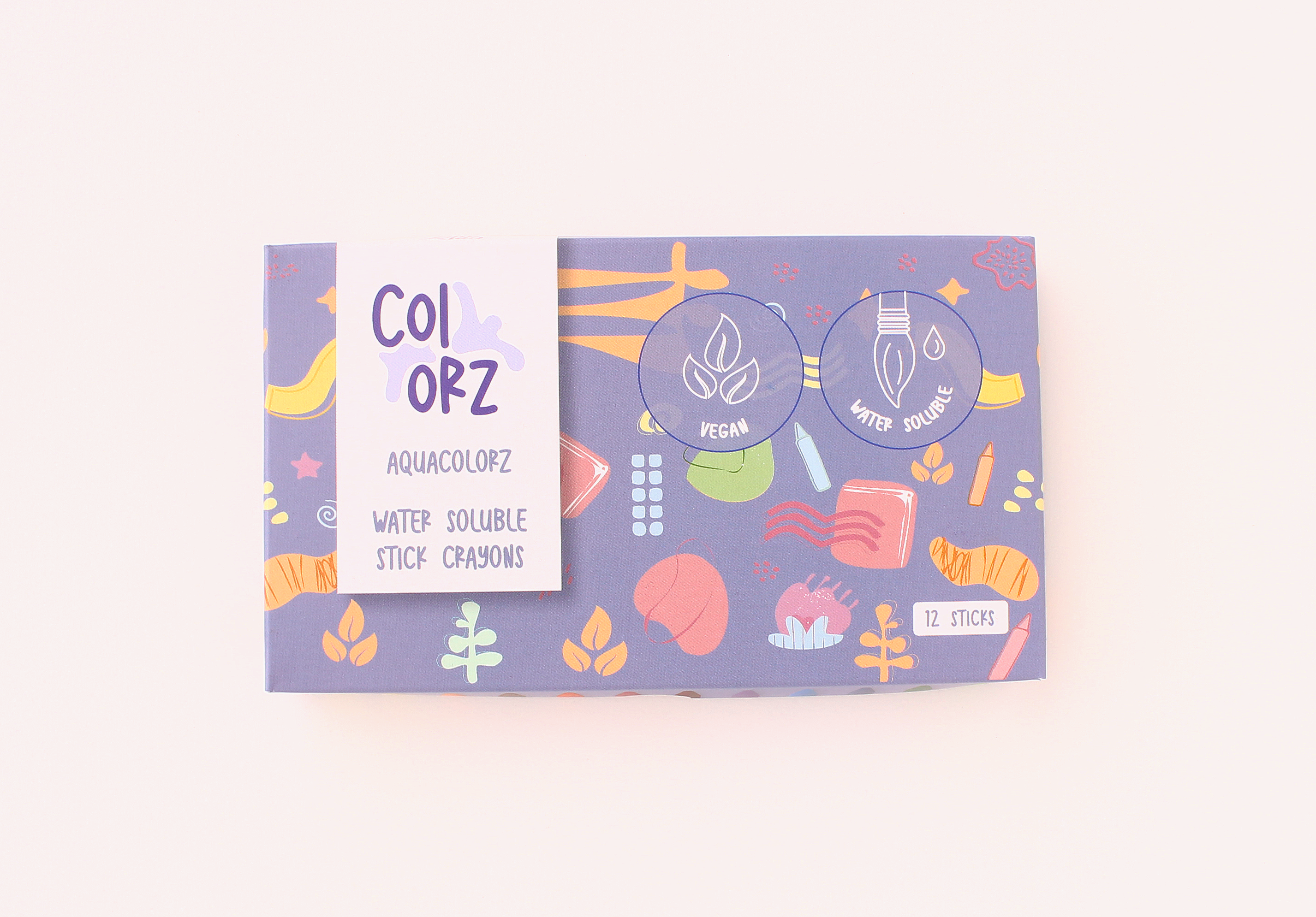 Aquacolorz - Crayons de couleur solubles dans l'eau