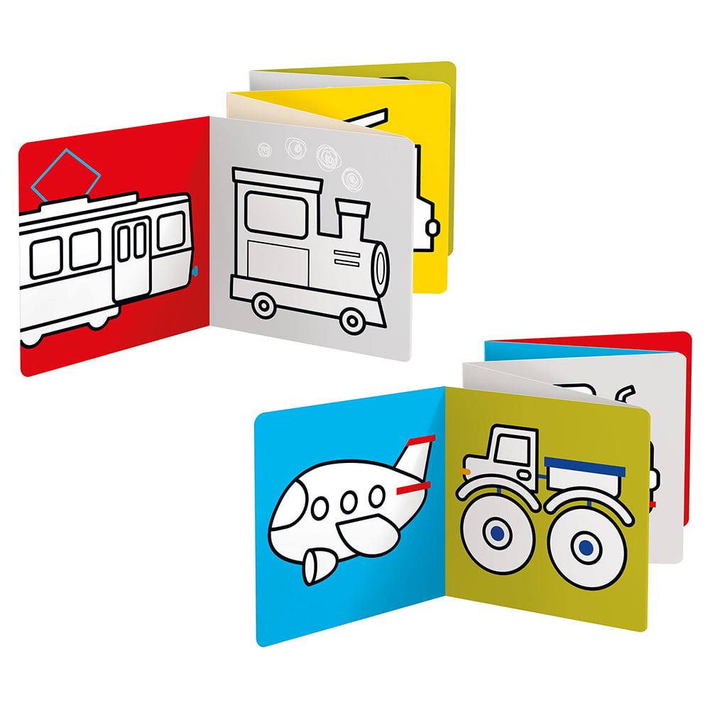 Livres de coloriage Véhicules (2+)