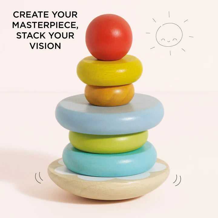 Rainbow Stacking Tower