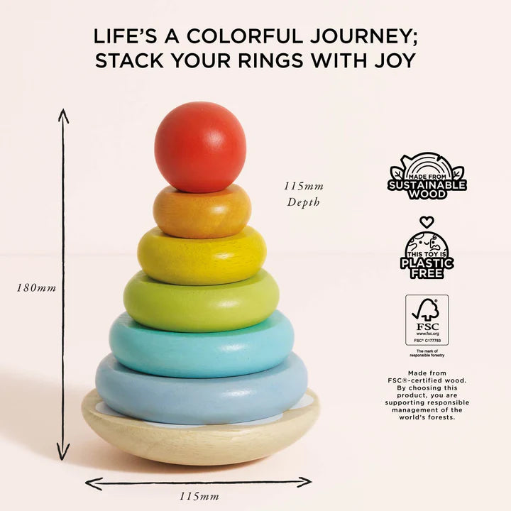 Rainbow Stacking Tower