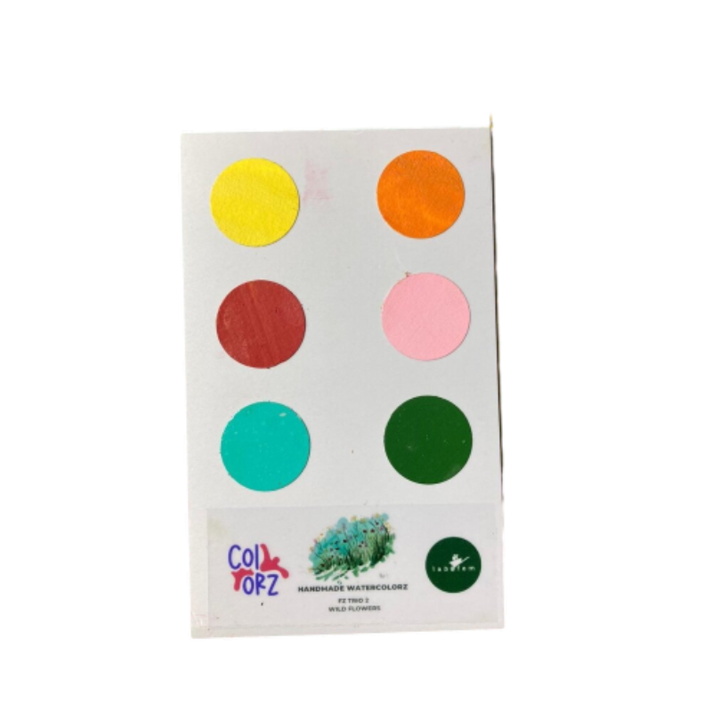 Handmade FZ Trio 2 Wild Flowers Watercolour Trial Set