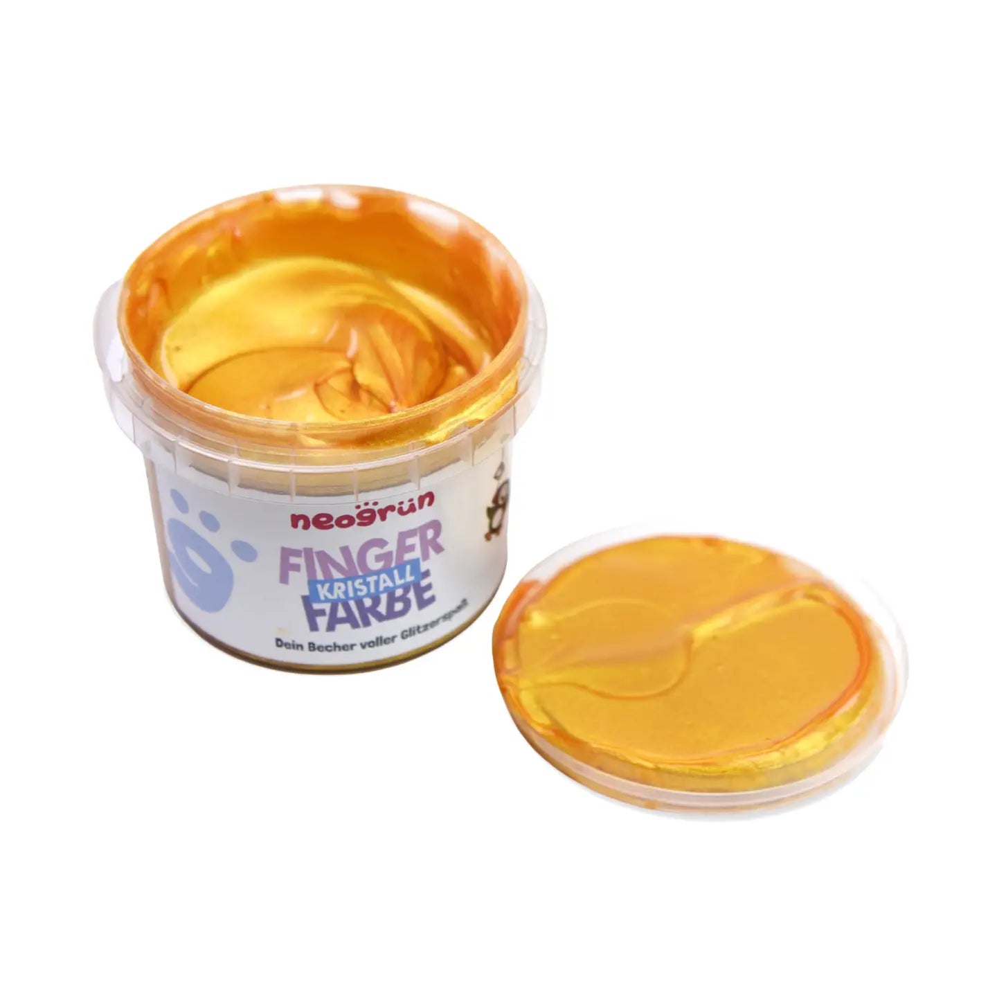 Crystal Organic Finger Paint - Vegan - Gold