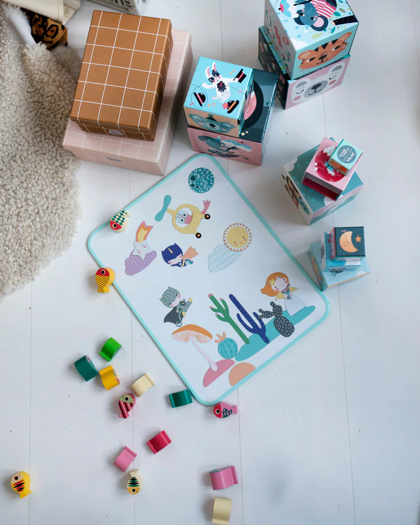 Tableau blanc magnétique Cabane Opaline