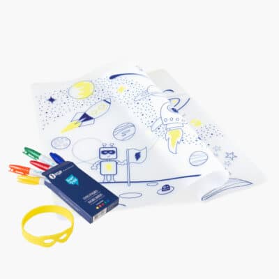 REUSABLE COLOURING MAT: INTO SPACE