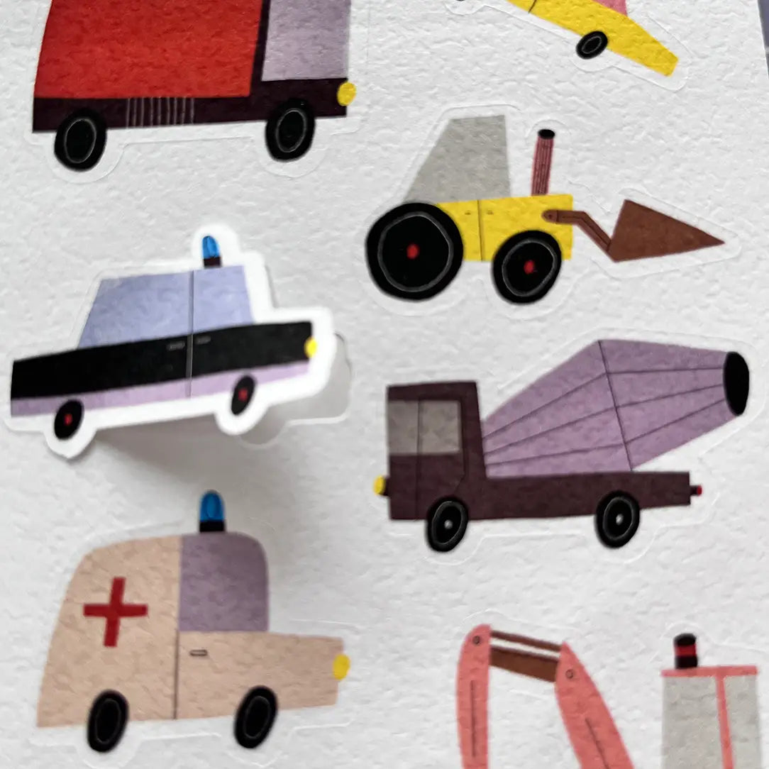 Sticker Sheet "Cars" | 3 Sheets