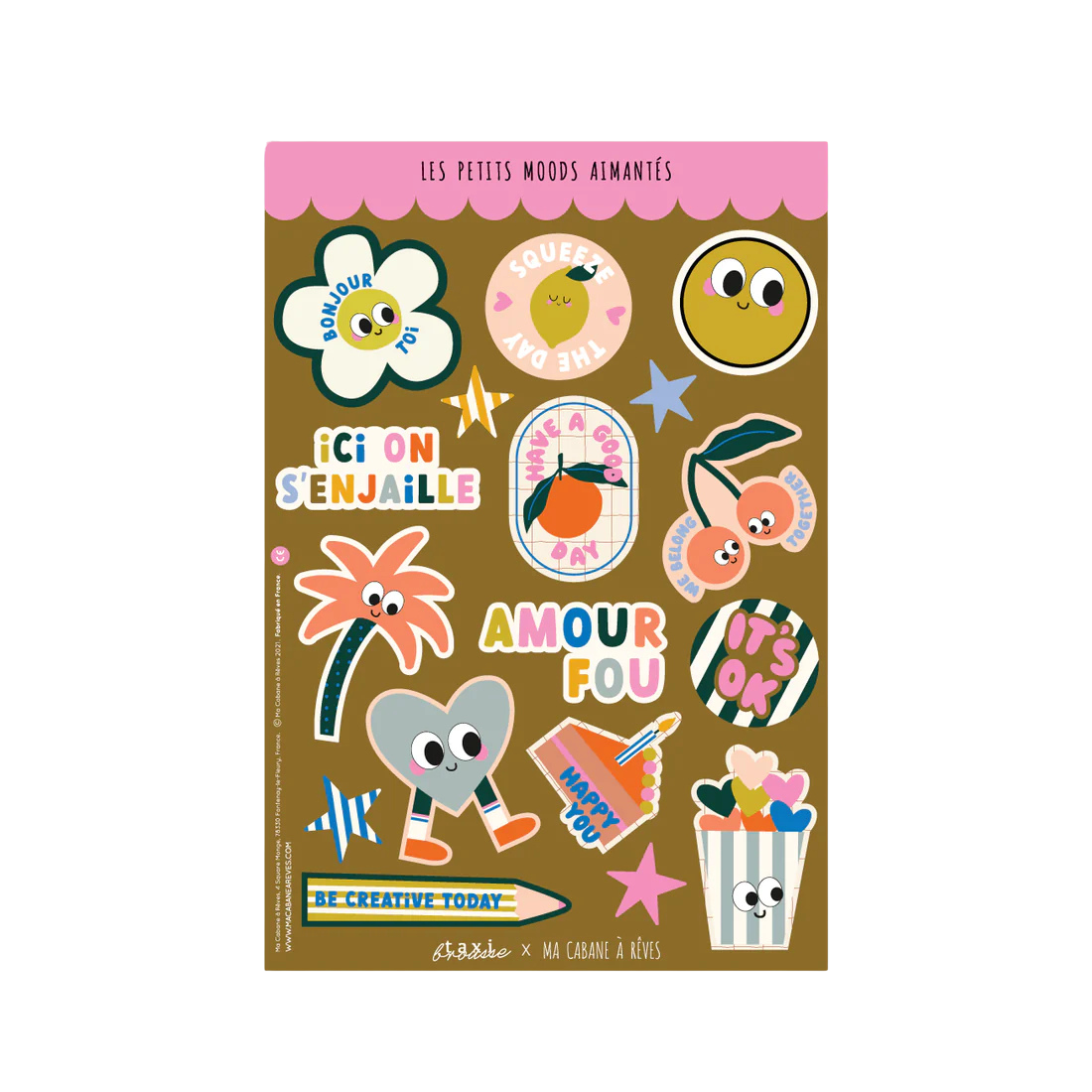 Magnetische stickers - Les P'tits MOOD