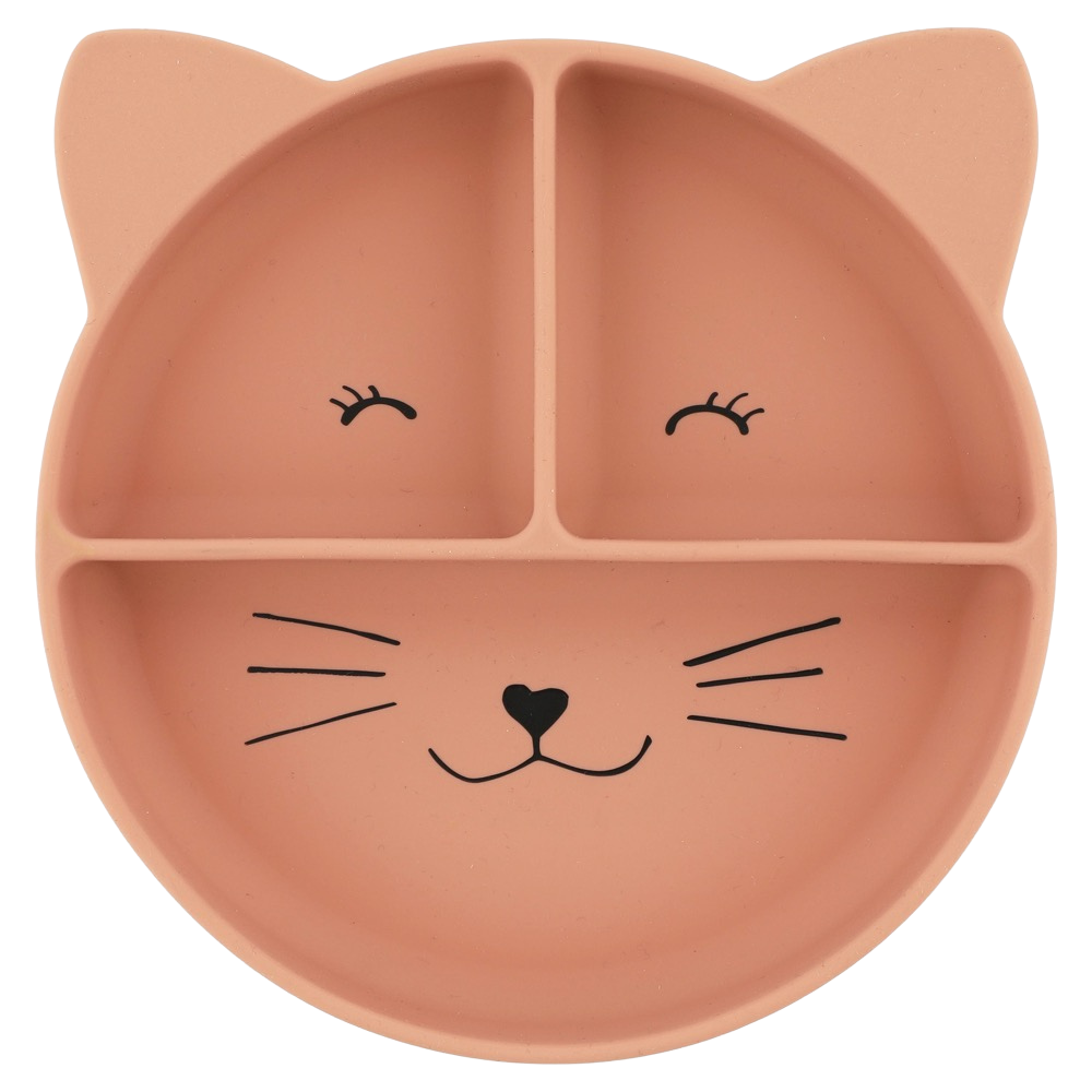 Silicone divided suction plate - Mrs. Cat
