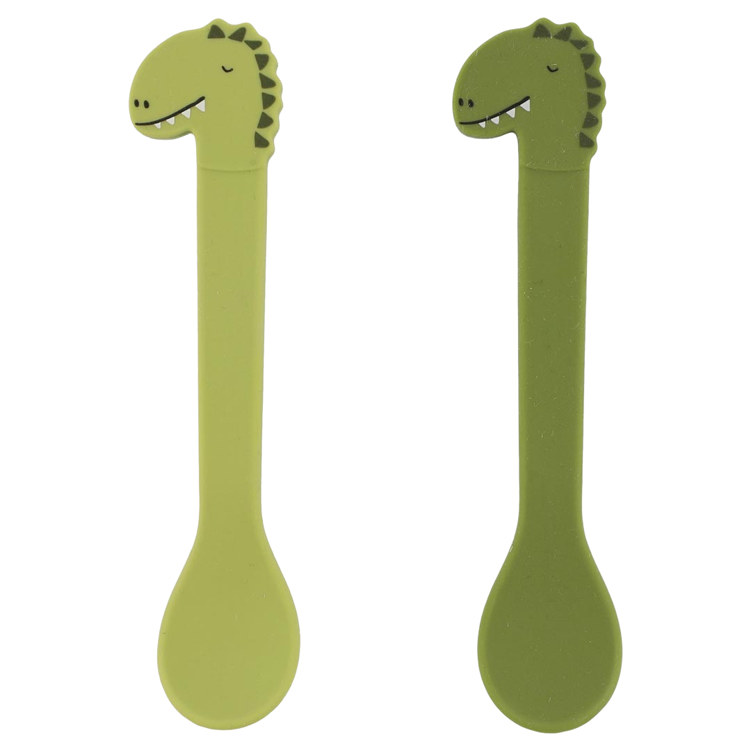 Silicone spoon 2-pack - Mr. Dino