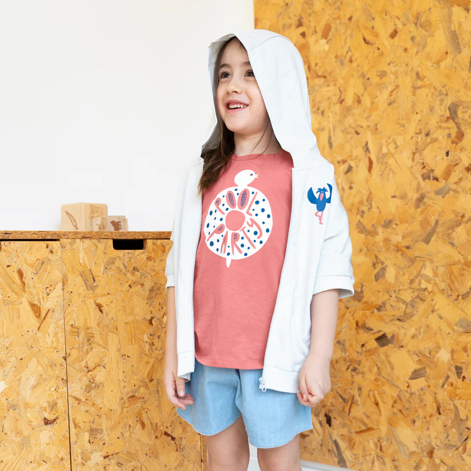 Rokachtige lichte denim shorts