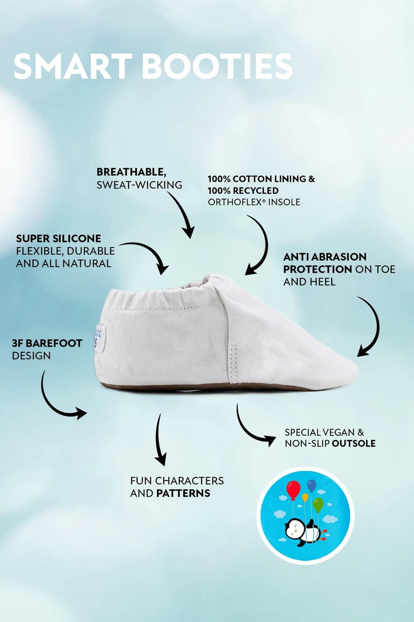 Journey Hyper Mint Tea Barefoot Smart Booties