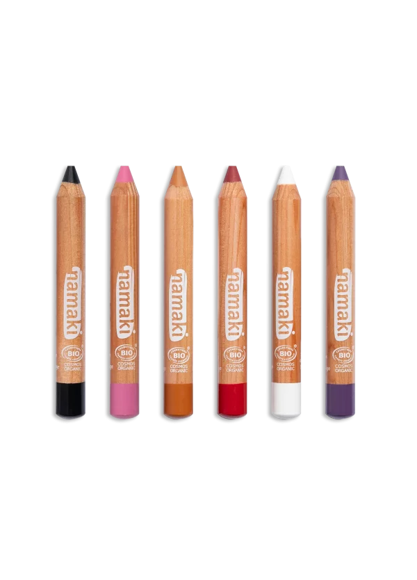 Make-up Jumbo Pencils Set- 6 Colors World of Horrors