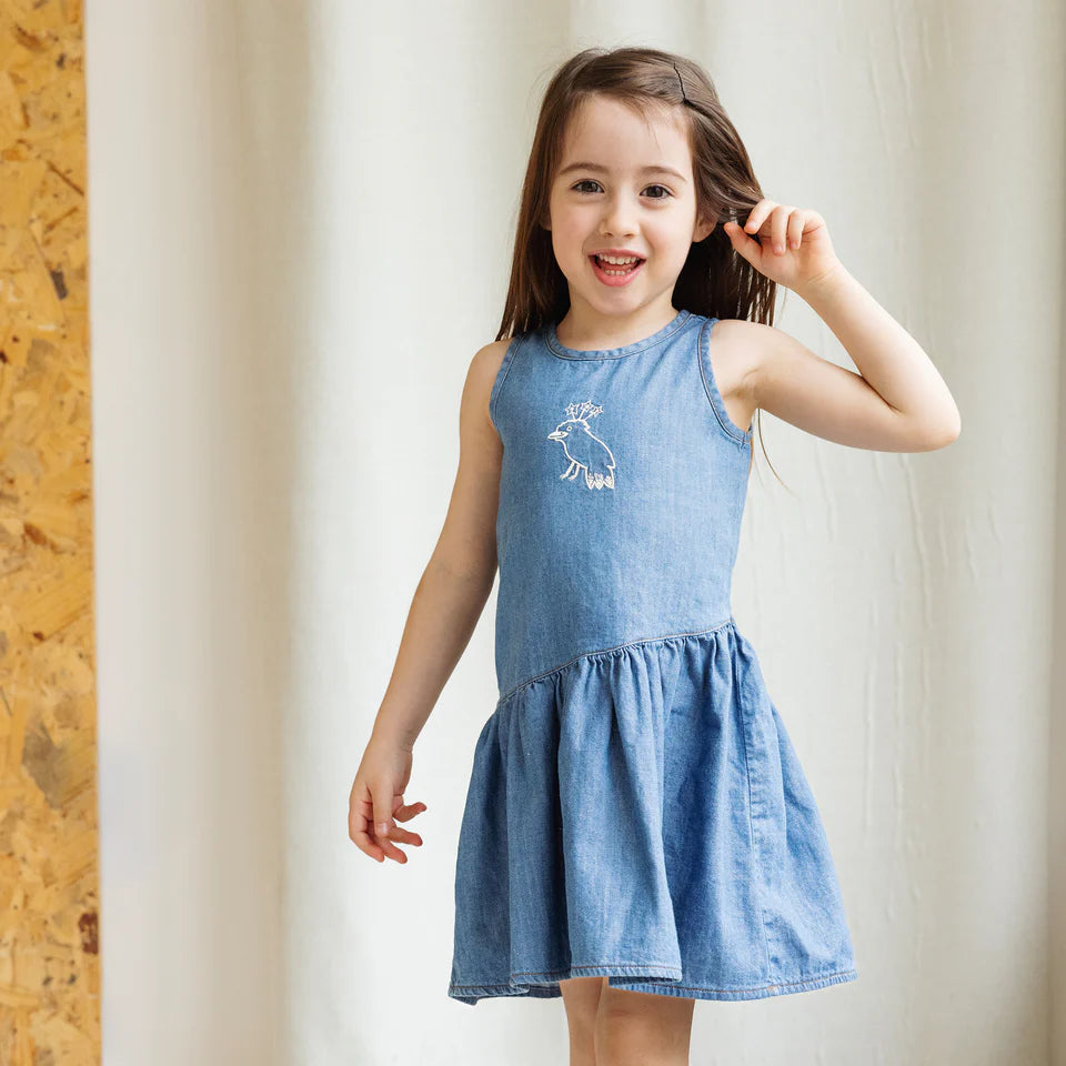 Robe en jean léger