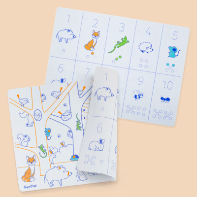 REUSABLE COLOURING MAT: NUMBERS