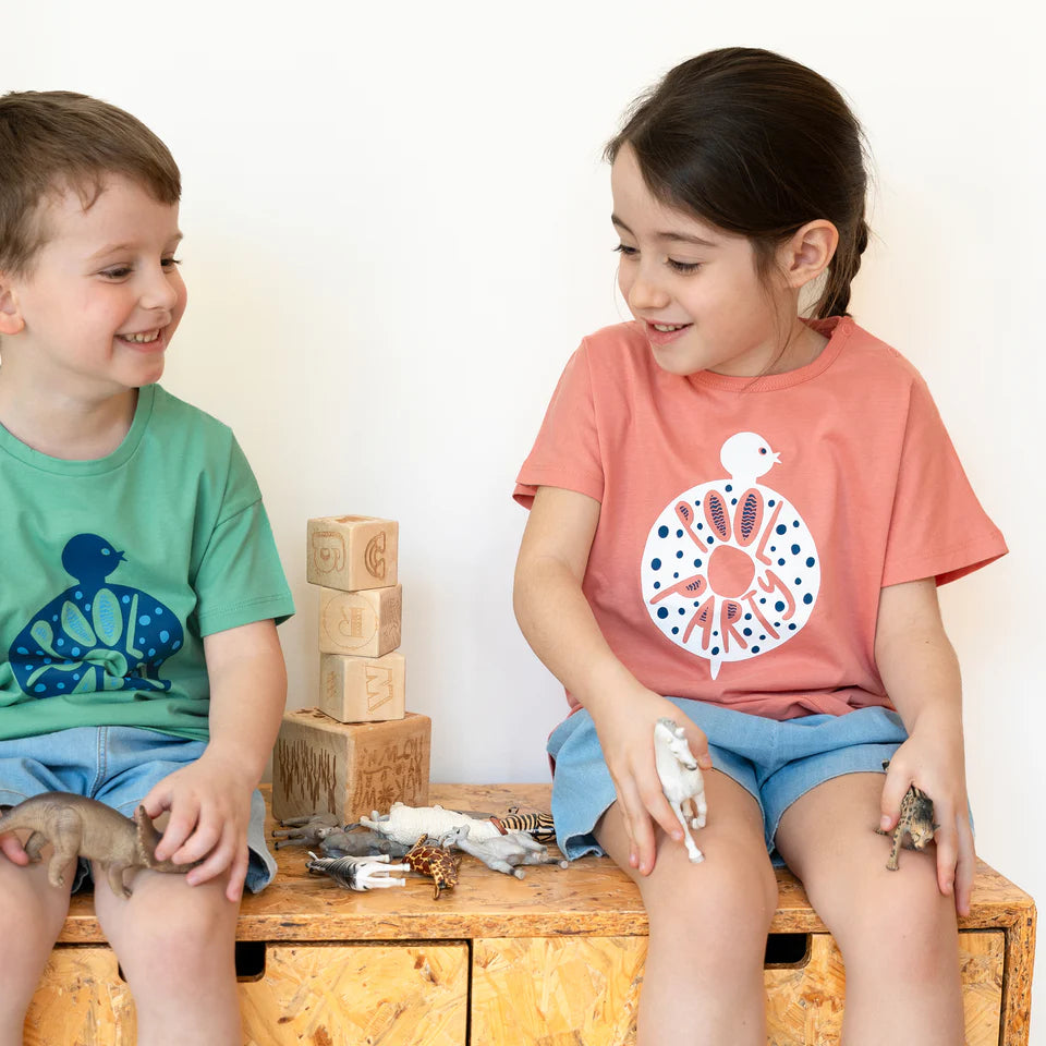 Party Tshirt Pink Terracotta