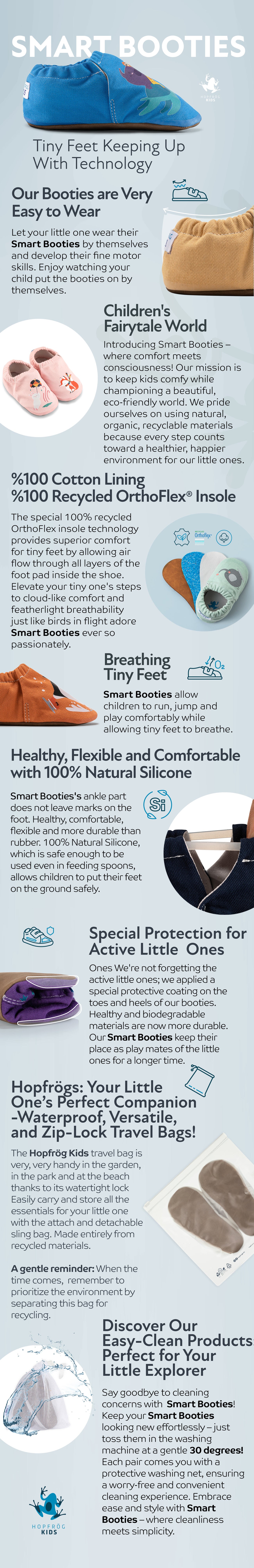 Bunny Wizard Hyper Glass Blue Barefoot Smart Booties