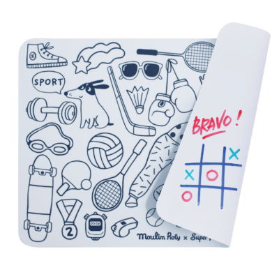 The Loufoques Mini Coloring Placemat