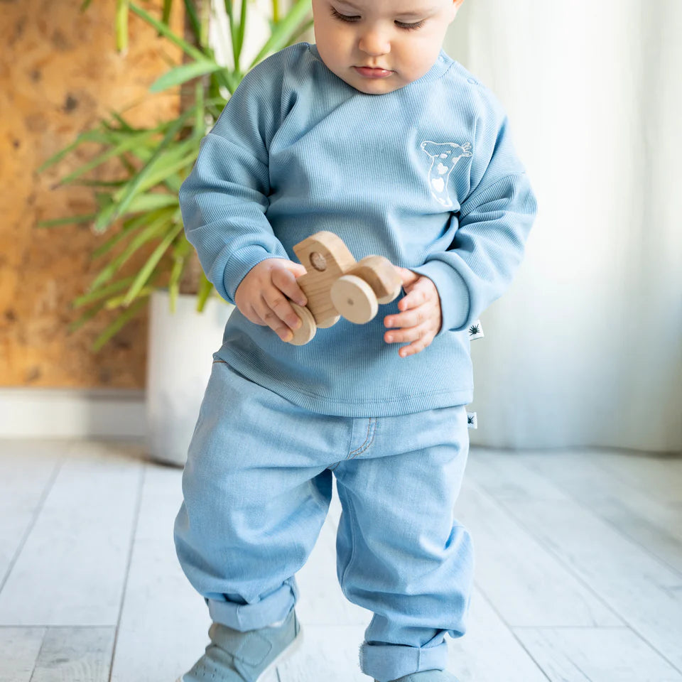Pantalon en jean léger et ample