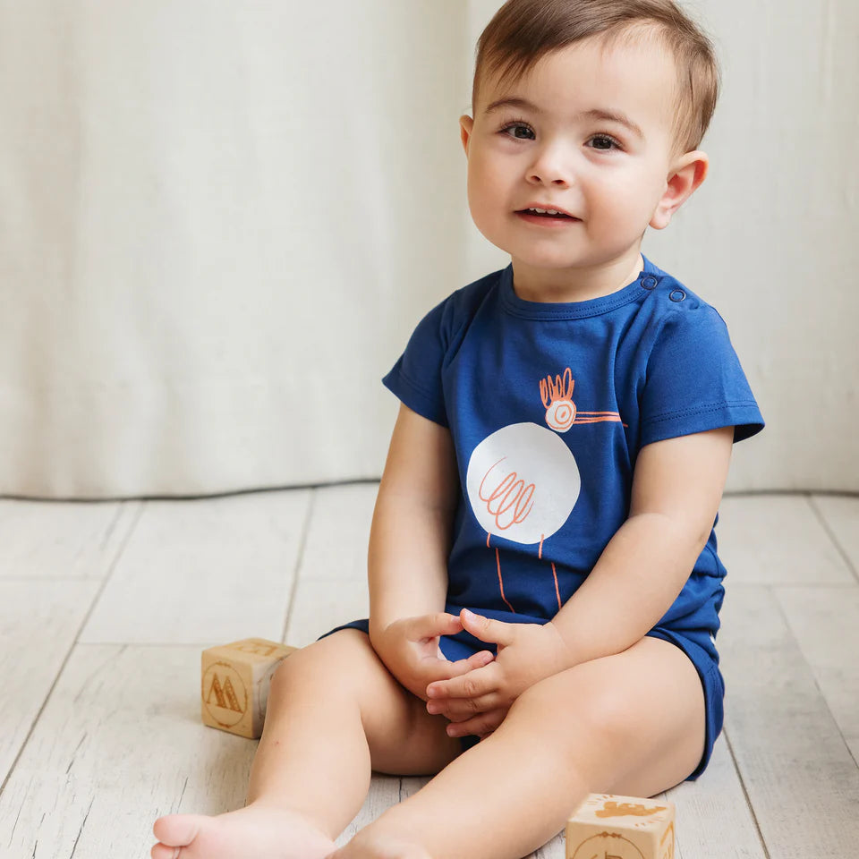 Sunny Romper Navy Blue