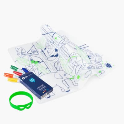 REUSABLE COLOURING MAT: JUNGLE