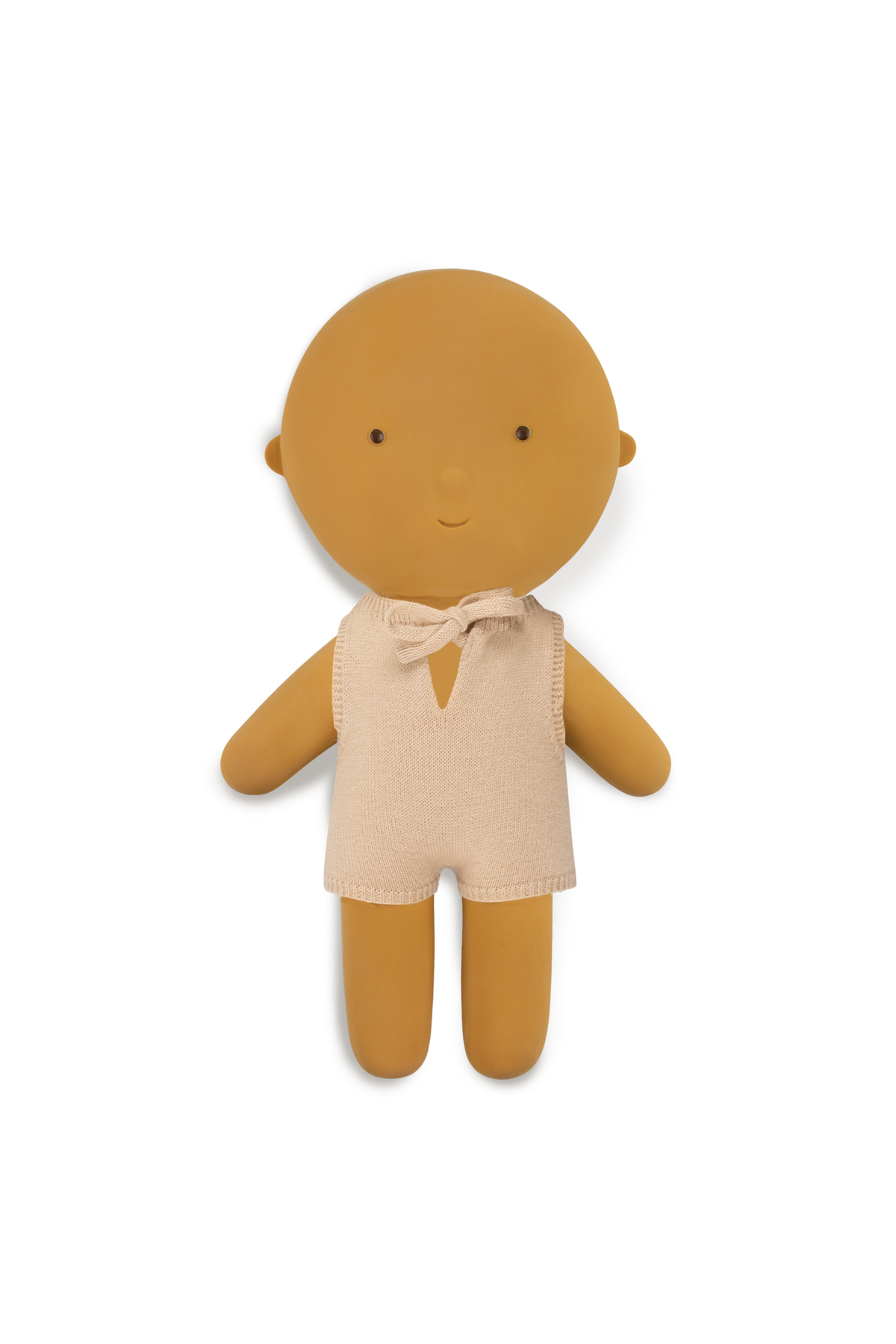 Gommu Baby - Natural Rubber Baby Doll, Almond