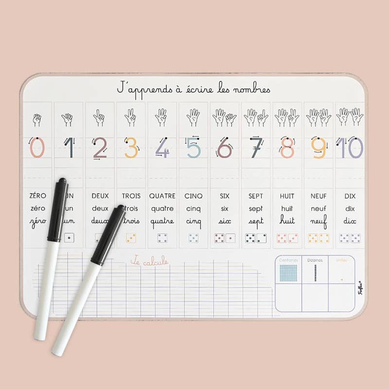 Magnetic slate - I'm learning to write numbers