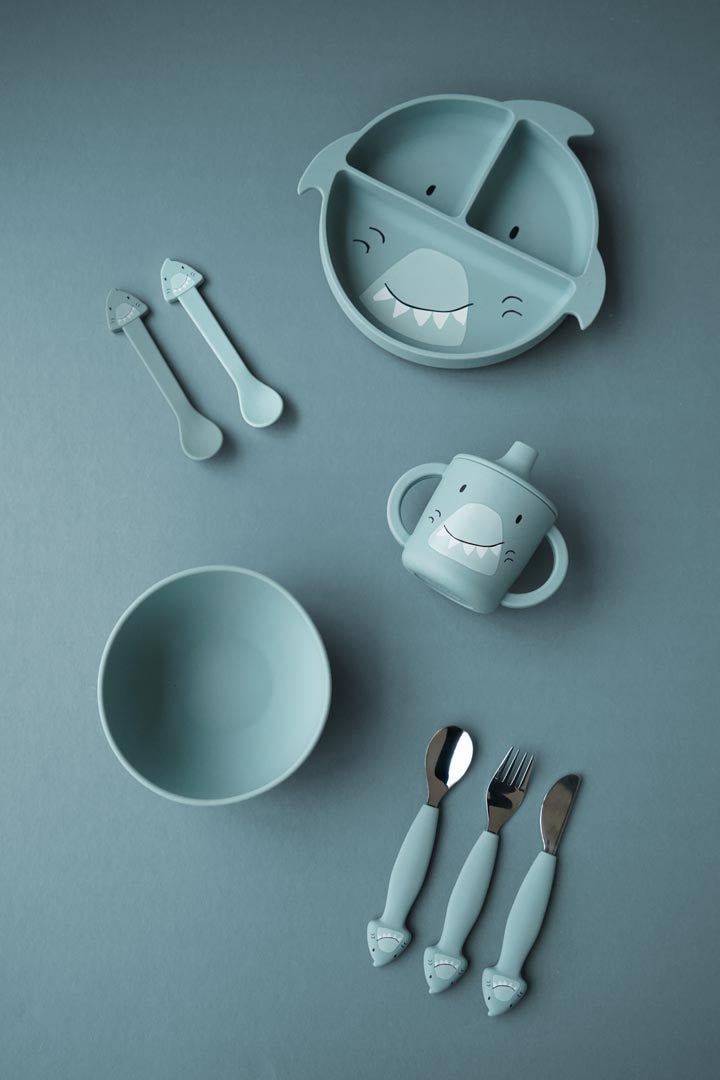 Silicone cutlery set 3-pack - Mr. Shark