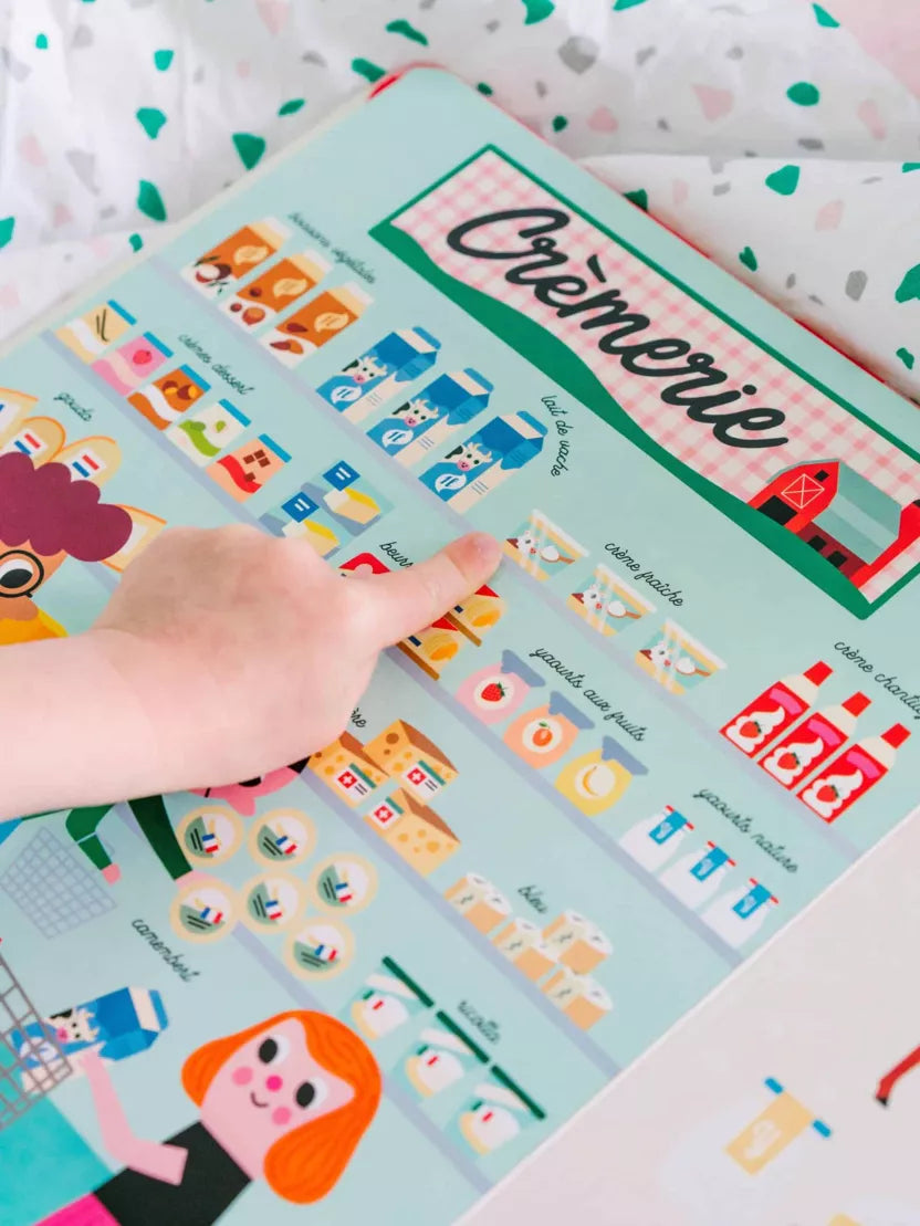 Livre éducatif pour enfants - Ma grande épicerie