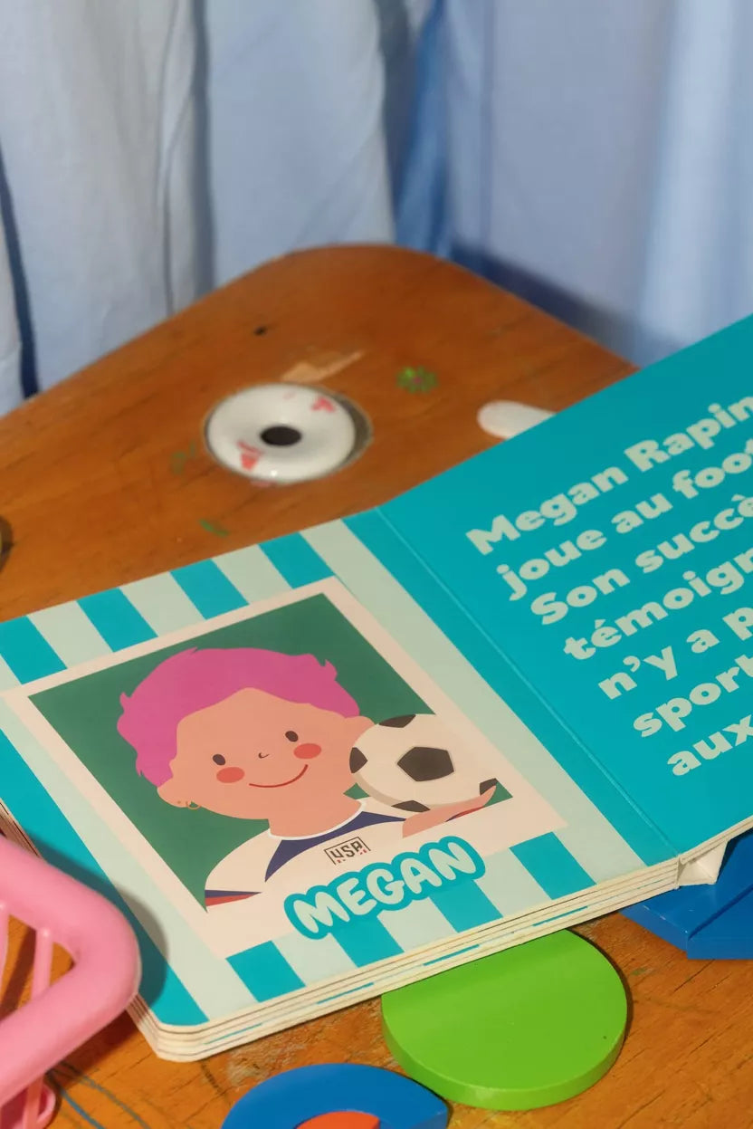 Livre éducatif cartonné pour enfant - Les Sportives