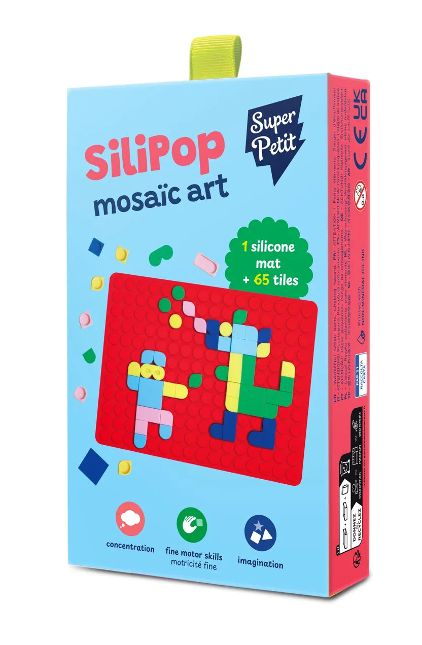 SILIPOP BLANC – JEU DE MOSAÏQUE CRÉATIF À EMPORTER 