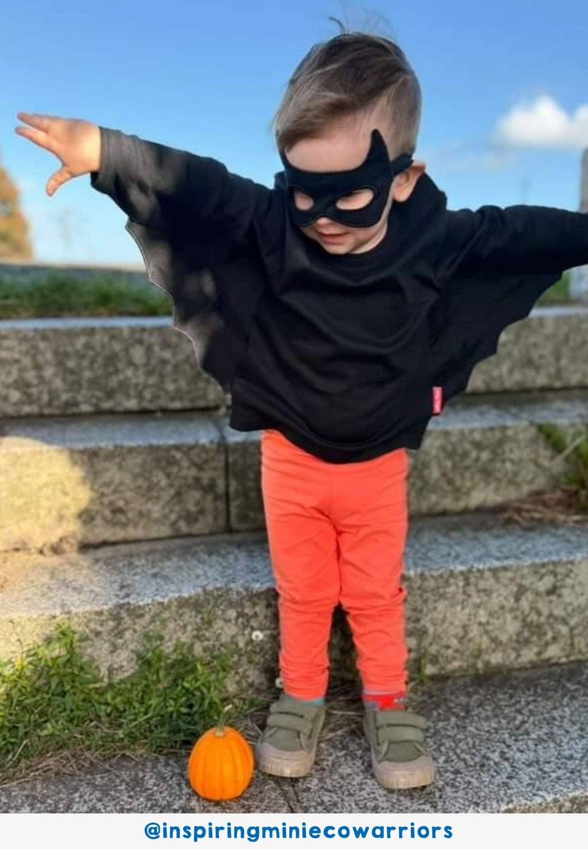 Organic Cotton Bat Dress-Up Set, 2-3y