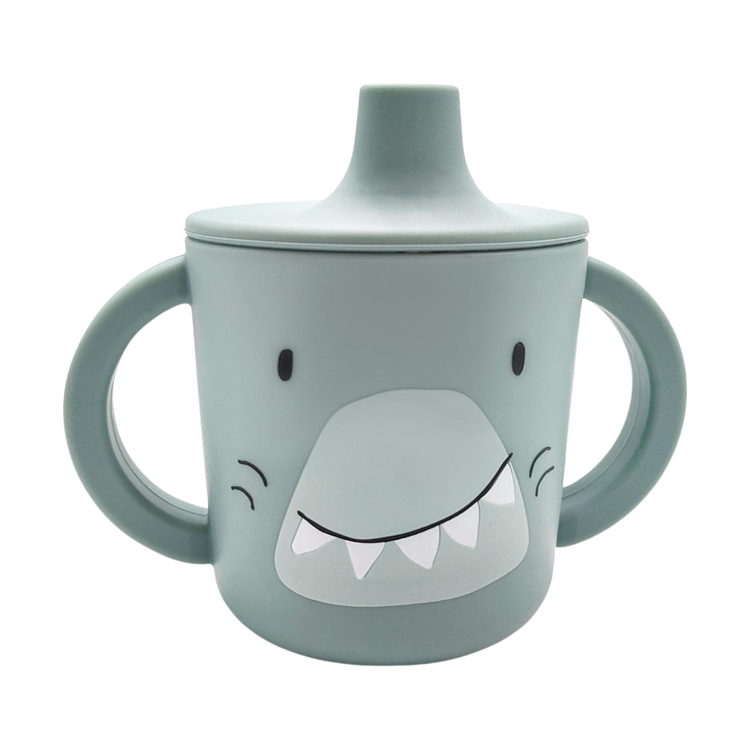 Silicone sippy cup - Mr. Shark
