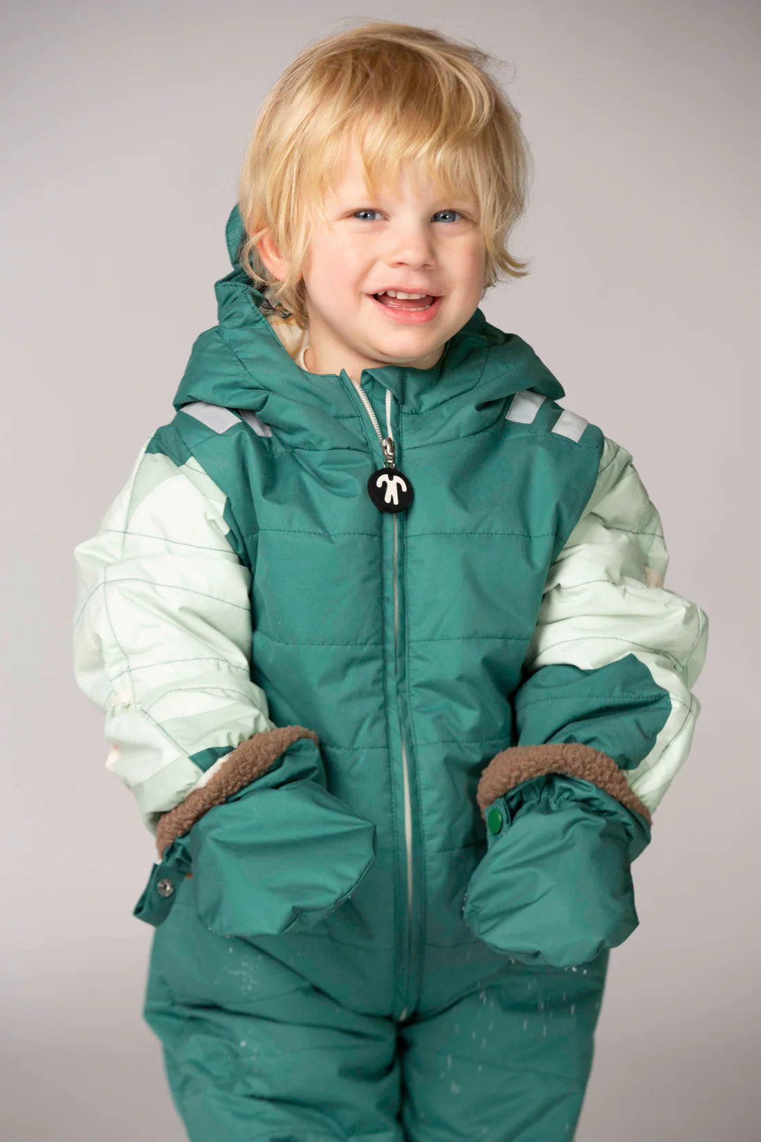 Baby Mittens Dark Green