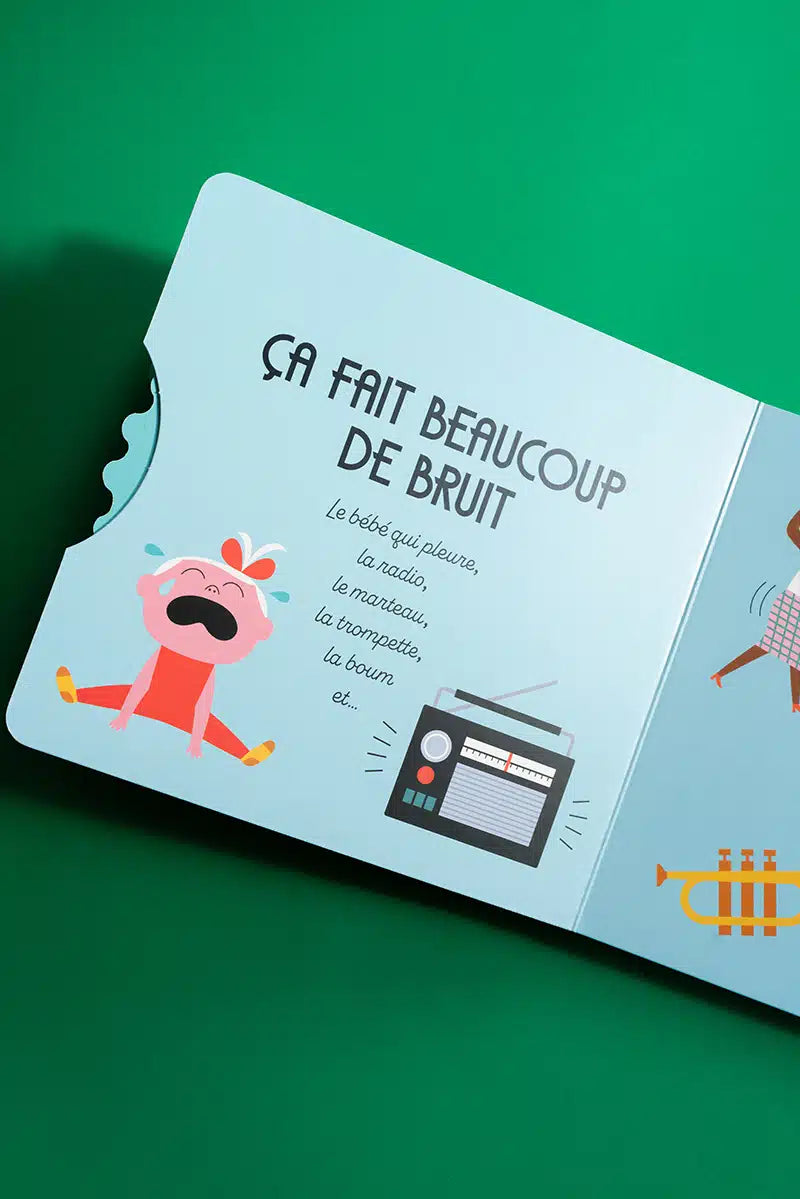 Livre intéractif bébé - Ça fait du bruit ou c'est silencieux?