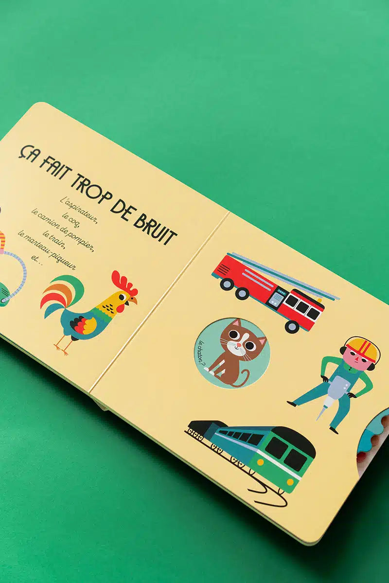 Livre intéractif bébé - Ça fait du bruit ou c'est silencieux?