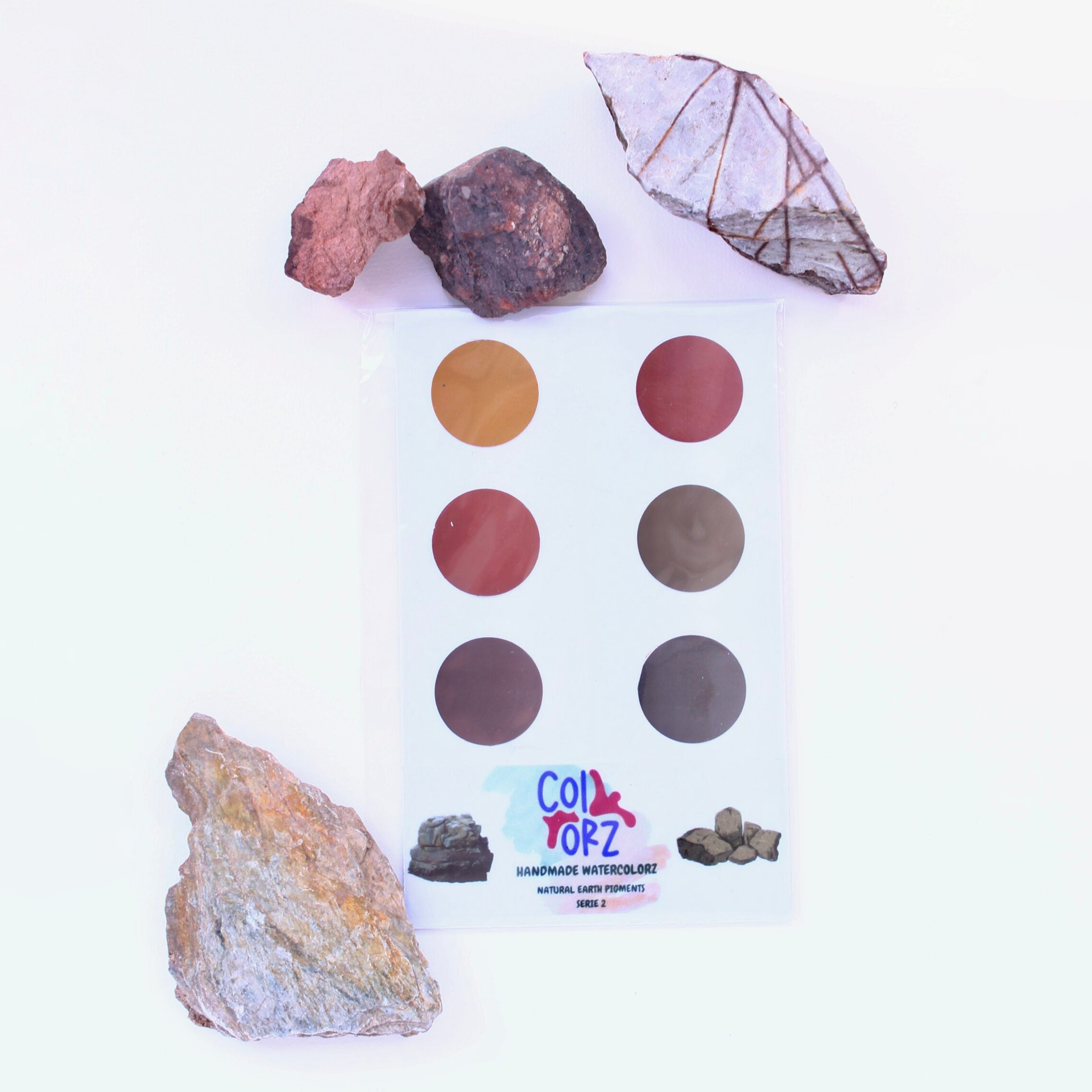 Handmade Earth Segments Watercolour Trial Set