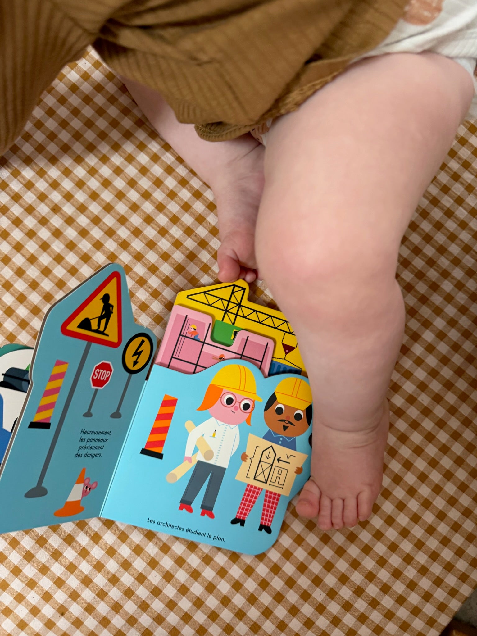 Imagier bébé tout-carton Le Chantier
