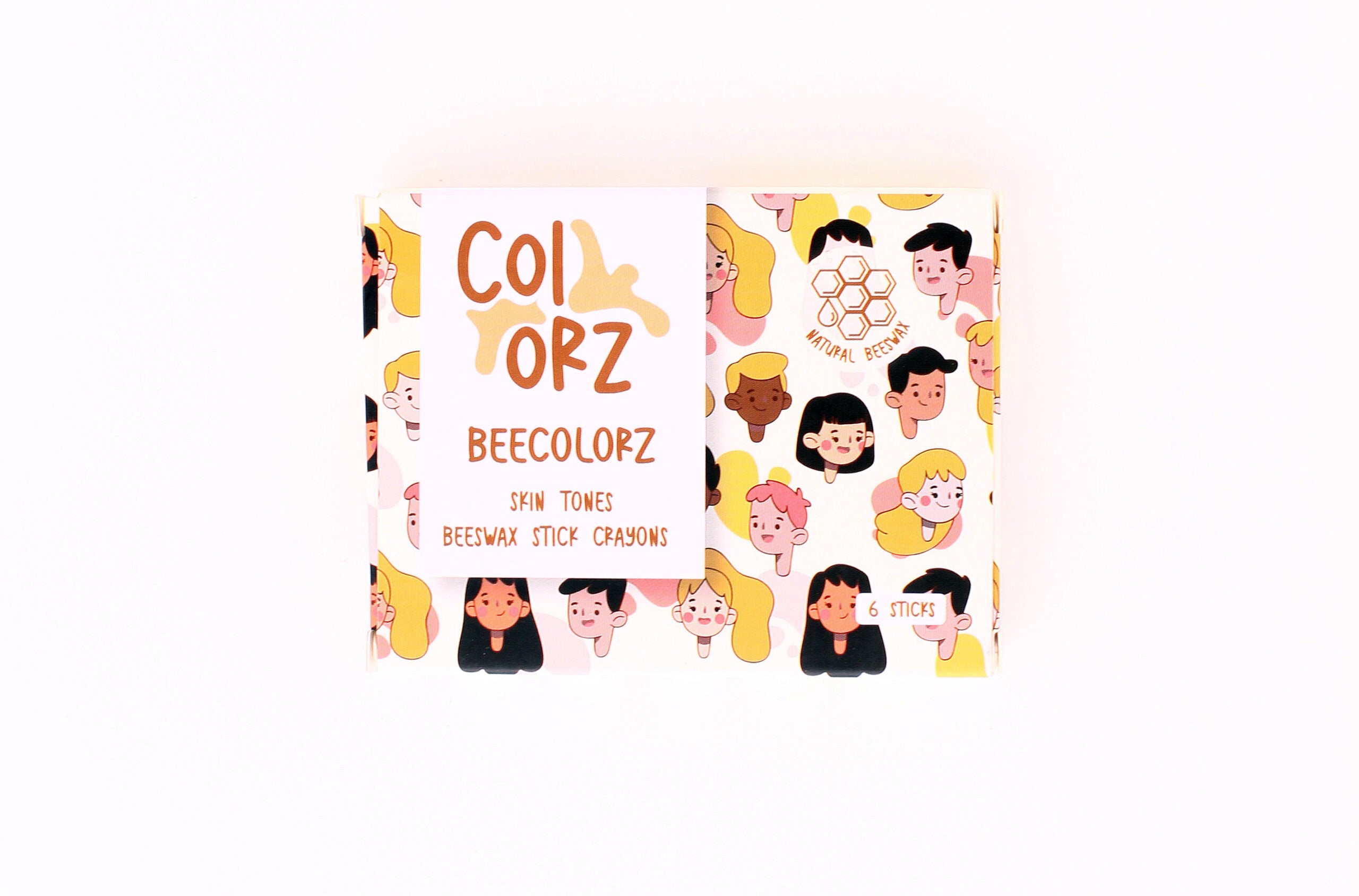 Natural Skin Tones Beeswax Stick Crayons