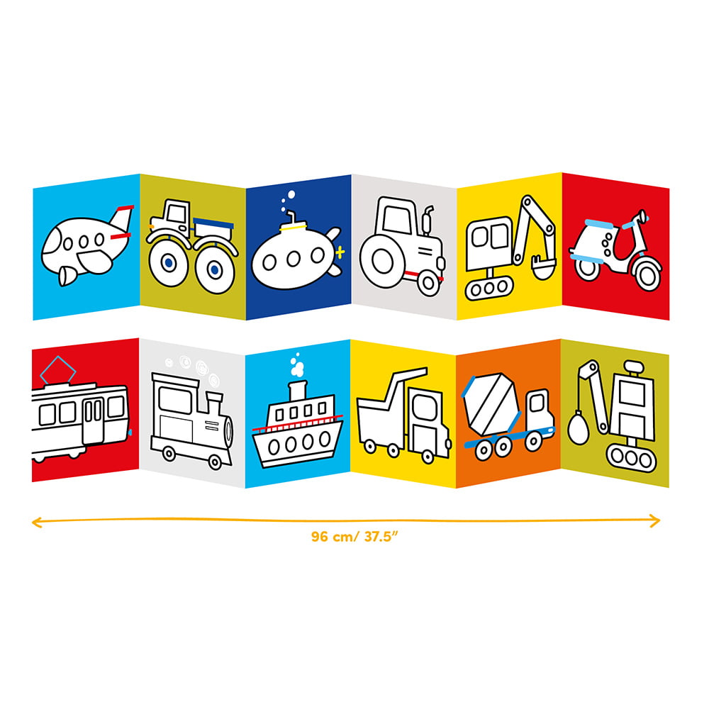 Livres de coloriage Véhicules (2+)