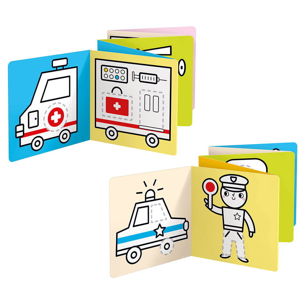 Kleurplaten: Voertuigen aan het werk (3+)