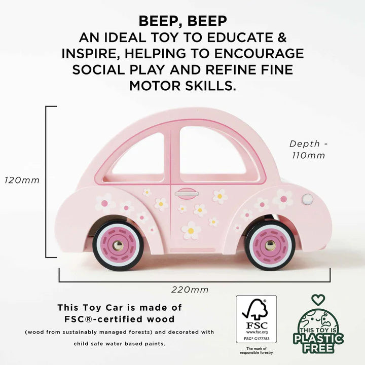 Sophie's houten autospeelgoed