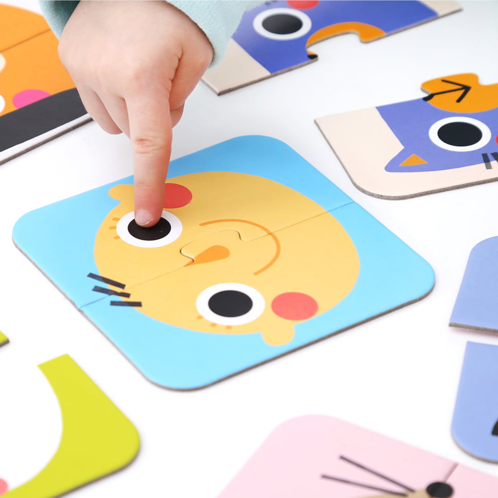 Puzzle nomade Moitiés de visages (+15m)